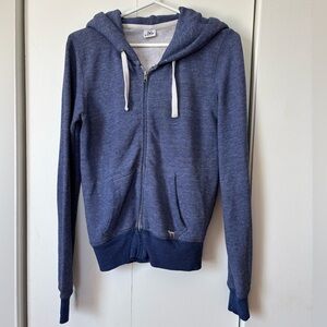 PINK Blue Zip Hoodie Size M — 6/10